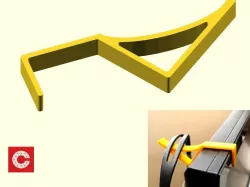 Parametric Headphone Holder for Monitor