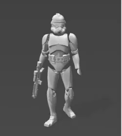 Phase 2 Clone Trooper Armour / Suit / Model