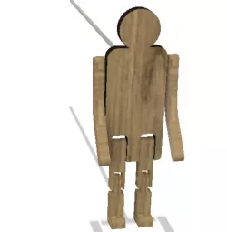 Pioneer Limber Jack Dancing Doll