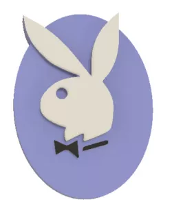 Playboy Bunny Button