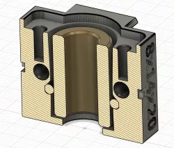 Prusa mk3s Y-Achse Gehäuse für Sinterbronzelager