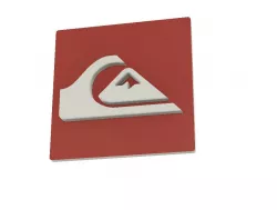 QuikSilver Logo Plate