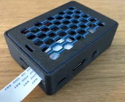 Raspberry Pi 3/4 B+ Case with slot for camera cable