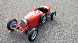 RC model Bugatti 35 - test parts