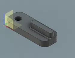 Rotating stop latch