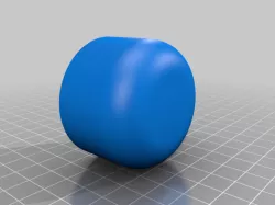 Rounded Safety Cap for Ikea SKOGSTA Dining Table