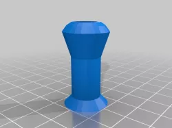 Screw on knob