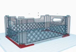 Shelf Crate Retaining Bracket