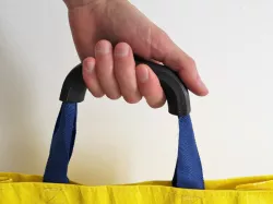 Shopping bag handle