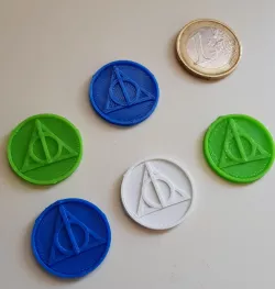 Shopping Cart Coin - Token - Harry Potter Deathly Hallows