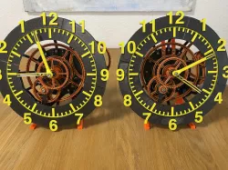 Silent Wall and Desk Clock