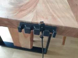 Simple cable holder/hanger
