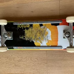 Skateboard deck rails