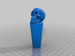 Skull Beer Tap Handle