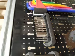 small tray for tool wall