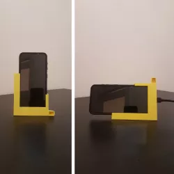 Smartphone stand with passive amplifier for Samsung Galaxy S21