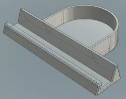 Smartphone/tablet stand with a box on its back