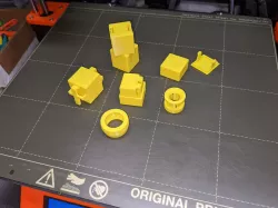 Snap-Fit Joint Test Prints - Eight Versions