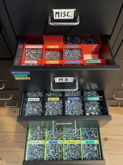 Sorting Boxes for IKEA Helmer Cabinet