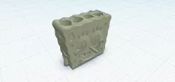 Spongebob Toothbrush Holder