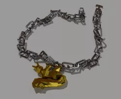 squirrel necklace