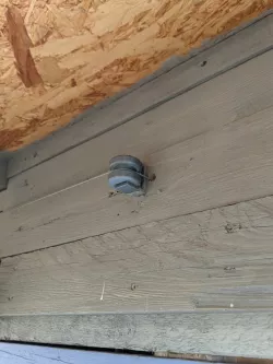 steel cable guide, pulleys, handle