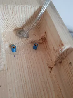 Thread insert standoff - fix to wood / sloupek do dreva