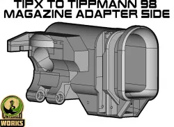 Tippmann TiPX to tippmann 98 Mag Adapter side