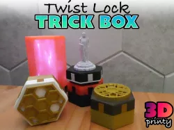 Twist Lock Trick Box (Hexagon)
