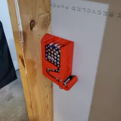 Utility Room Battery Dispenser (visible for restocking)
