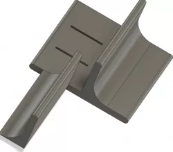 vertical notebook stand (adjustable)