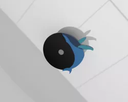 Whale wall hook
