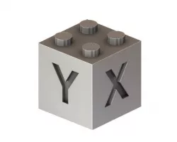 XYZ Lego cube