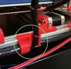 Y Bed Wire Management (20/20 Alum frame)