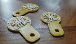 10000 Euro Trolley/Shopping Cart Token