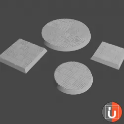 28mm Wood Bases