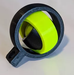 3D Gyroscope Keychain