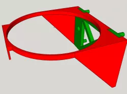 3M Paint Preparation System Cup (PPS) Holder for Peg Board
