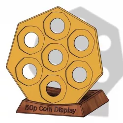 50p Coin Collection - Display Stand