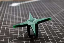 Adhesion test - star ornament