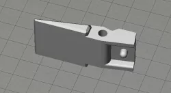 airsoft G36 modified magazine lever/catch longer version