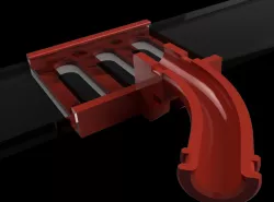 Anycubic cable guide for heatbed silicon mat