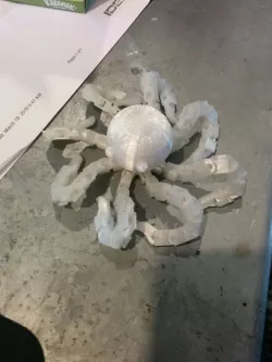 Articulated Cartoon Octopus
