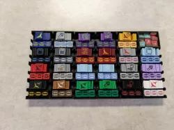 Batman the Animated Series - Shadow of the Bat - Dice Matching Shared Action Tokens