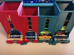 Battery dispenser wall mount