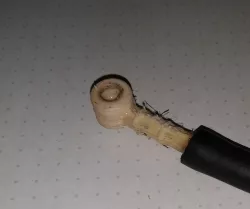 Brake bleeder nozzle