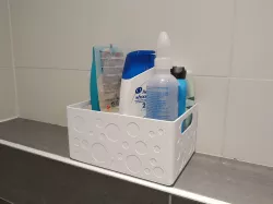 Bubble bathroom basket