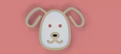 button with dog
