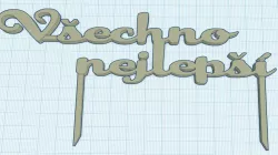 cake clipper Czech text