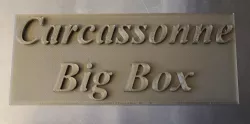 Carcassonne Plate Name